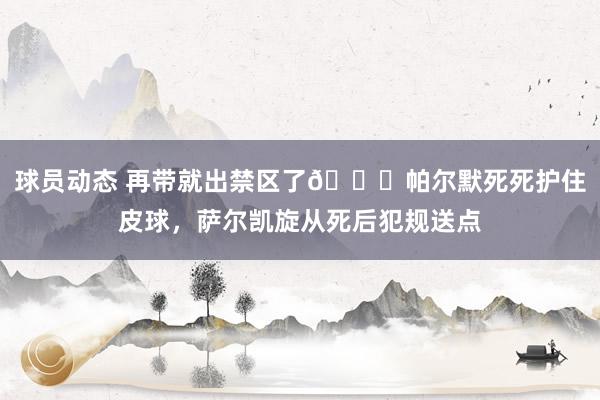 球员动态 再带就出禁区了😂帕尔默死死护住皮球，萨尔凯旋从死后犯规送点